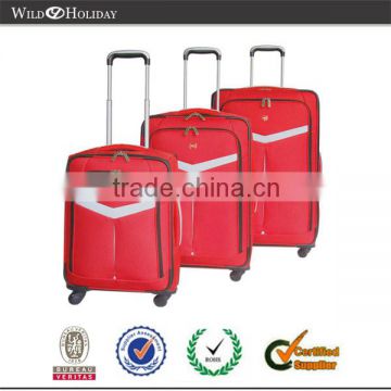EVA Polyester Travel hotel trolley luggage 3pcs