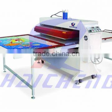 Hydraulic falg Heat Press Machine Top and bottom heating digital