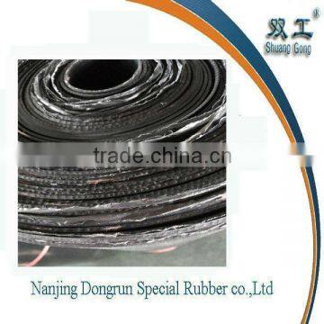 Fabric reinforced rubber sheet ordinary folder