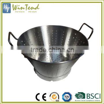 Food container with strainer basket stainless steel 201 kitchen strainer