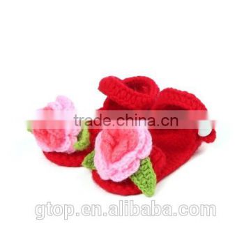Wholesale Baby Handmade Crochet Shoes Supplier for 1-10 months old S-0030