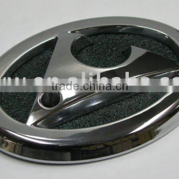 chrome plating abs injected emblem with 3M adhesive