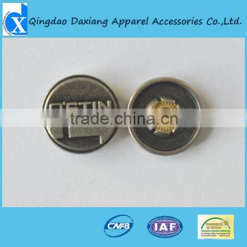 Fashion custom metal snap button for garment