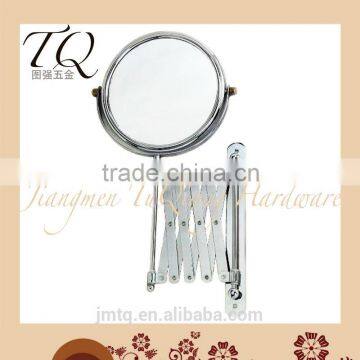 Extensible chromic wall makeup mirror