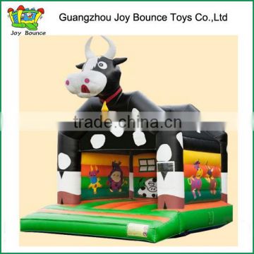Cow Shape Moonwalk Inflatable Trampoline Castle Jumpers