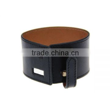 Wholesale 2015 New Products Fashion Mens Leather Bracelet