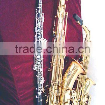 Gold lacquer professional wind instrument Tenor saxophone