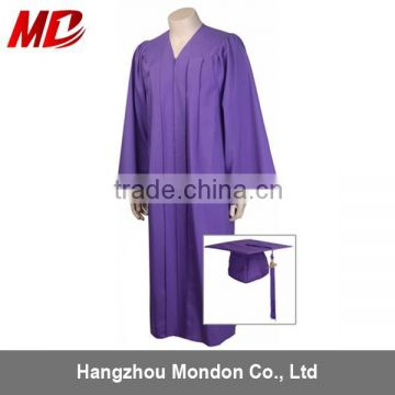Economy Bachelor Graduation Cap Gown Matte Purple