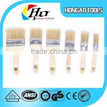 Bristles paint brush, plastic handle, wooden handle with high quality