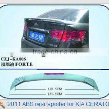 2011 ABS rear spoiler for FORTE