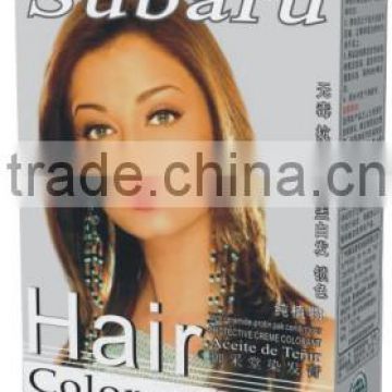Golden brown hair dye, subaru hair color cream with many colors