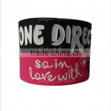 One Direction Silicone Bracelets Wristband