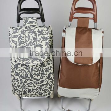 High quality 600D polyester cheap shopping trolley travel bag/Trolley luggage manufacturer