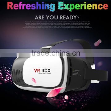 HOTSALE new design clear lens 100% vision virtual reality 3d glasses headset,3d vr glasses for Iphone 6