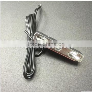 3led silver license plate lamp,motorcycle led plate license from JINXIN