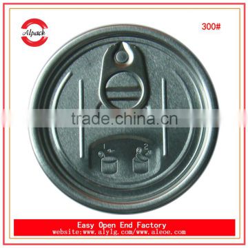 Dongguan aluminum easy open cap 300# easy open end