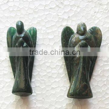 Stunning Green Mica 2INCH Angels | Gemstone Angel Figurine For Sale - Prime Exports