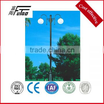 t5 light pole,steel light pole,garden lamp pole