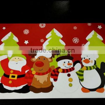 new year cheap plastic placemat pvc placemat