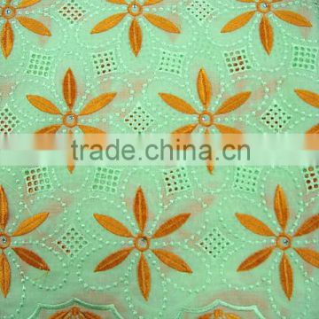 African big swiss lace/swiss embroidery cotton lace/african cotton dry lace A-20-7