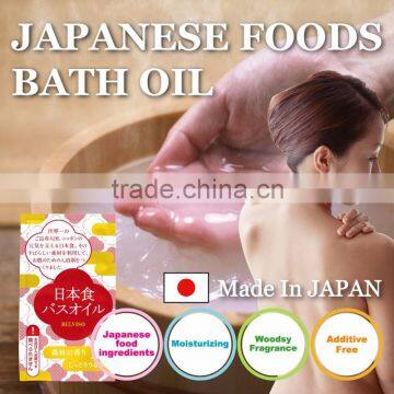 Belviso highly moisturizing and High quality wholesale bath oil made of Japanese food raw materials