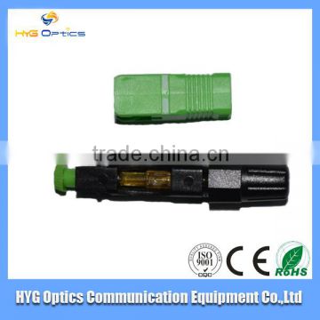 factory supply sc/apc 47mm sm fast connector, sc/apc sm fast connector 47mm, mini sc apc fiber optic fast connector