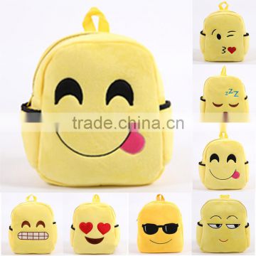 Wholesale Kids New Model Emoji School Bag Backpack For Girls