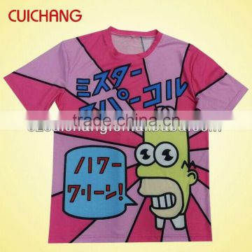 100 polyester sublimation t shirt