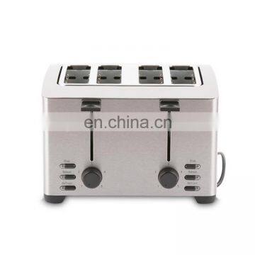 Commercial electric 4 slice pop up toaster automatic breakfast machine toaster