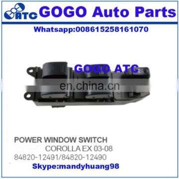 84820-01021  84820-12490  84820-12491  84820-01020  For 03-08 T-oyota C-orolla Electric Power Window Master Control switch