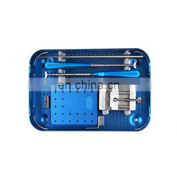 CE & ISO Marked Spine Bone Surgery Cervical Peek Cage Spinal Instrument Set Orthopedic Surgical Instruments