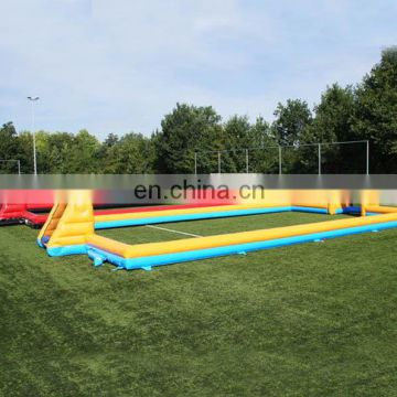 soap football field inflatable soccer pitch