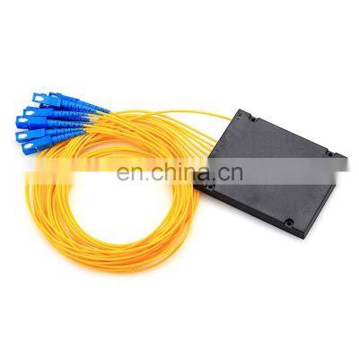 FTTH 1*12SC UPC bare type Fiber Optic equipment used for FDB  PLC Splitter Single Mode ABS box Module Optical PLC Optic Splitter