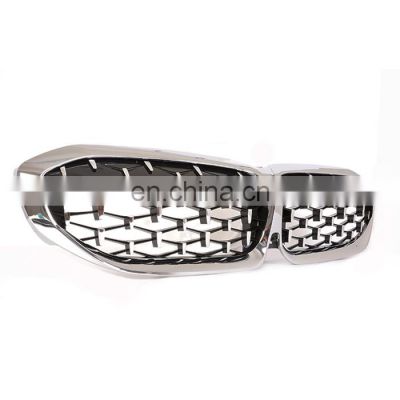 Diamond Style Car Front Grille For BMW New 3 Series G20 2019-2020 ABS Car  Grills