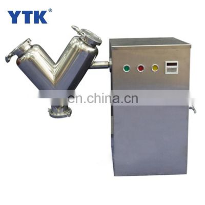 China Multifunctional Mini Lab Pharmacy 5L V Shape Type Dry Powder Mixer Mixing Machine