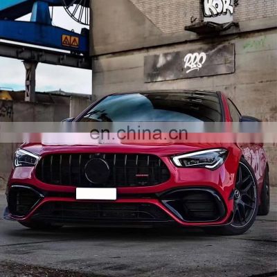 Hot selling Body kit for Mercedes benz CLA class W118 2020 2021 change to CLA45 AMG style include front bumper grille rear lip