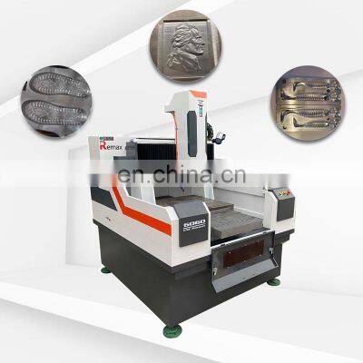 Steel seal making Trademark engraving cnc router 6060 cnc milling machines  for Metal