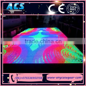 ACS Stage and nightclub led dance floor rental / led video dance floor for sale