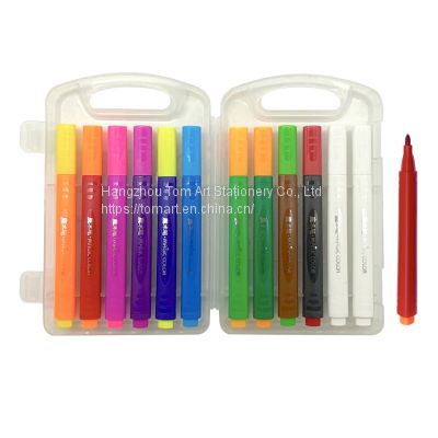 suppliers custom promotion water based ink magic changing color marker pens 9+1 18+2 colors for kids DIY