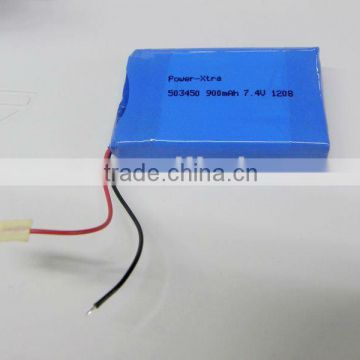 Li polymer battery pack 503450 900mah