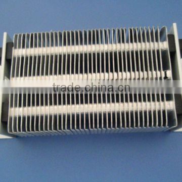Electric PTC insulative corrugated heaters for commercial air conditioner