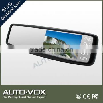 4.3" 16:9 manufactruer tft lcd car mirror monitor for 12v car