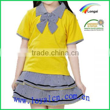 2013 new style young girl school uniform