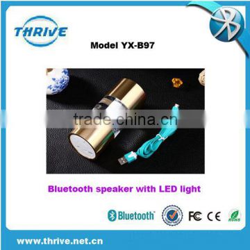 2 channels good quality LED speaker for travel in different colors