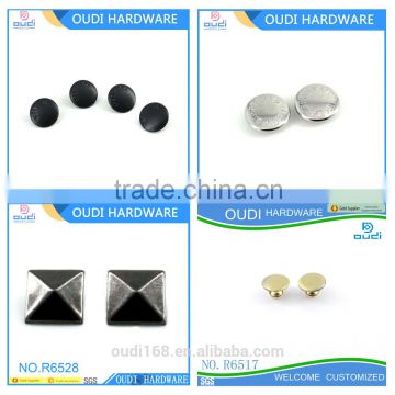 special matte black decoration stud for bag and cloth part accessories