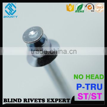 HIGH QUALITY DOUBLE CSK COUNTERSUNK STEEL PT BLIND RIVETS FOR COMMUNICATIONS EQUIPMENT