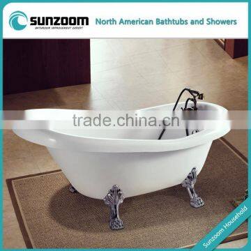 SUNZOOM bathtub 1700,clawfoot bathtub red,couples whirlpool bathtub with feet