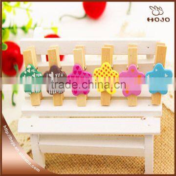 New design wooden clip star shape