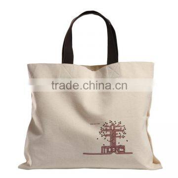 shoulder cotton toe bag with nice print calico shopping bag