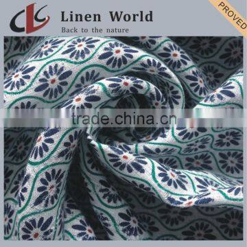 High Quality Jacquard Printed Linen Fabric For Garment